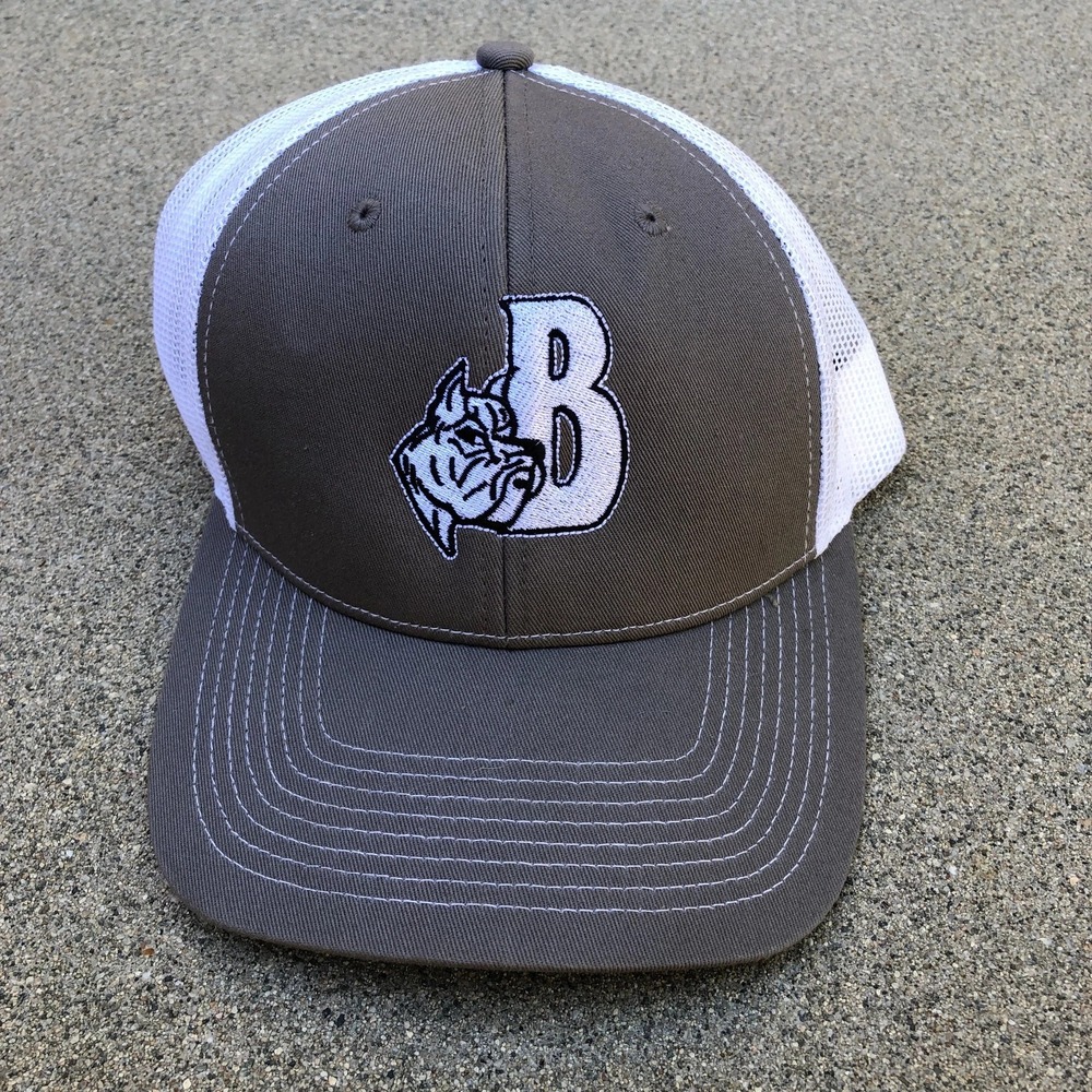 OC SPORTS B Logo Bulldogs Trucker Hat Men's One Size Adjustable Cap